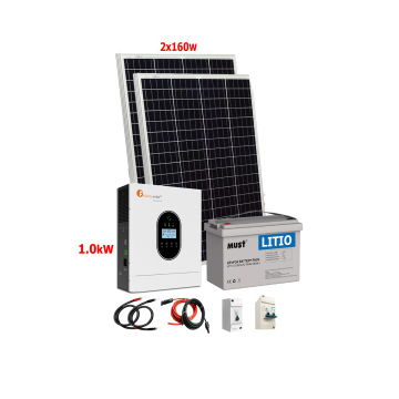 Kit Solar Felicity Solar 1000W con banco de baterías de Litio 1280Wh y 320W en paneles solares