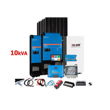 Kit Solar Victron Energy 10kva + Batería Litio 10kwh + 2640W en Paneles Solares 