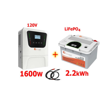 Respaldo Eléctrico 1600W Felicity Solar con batería de  LITIO de 2.2kWh