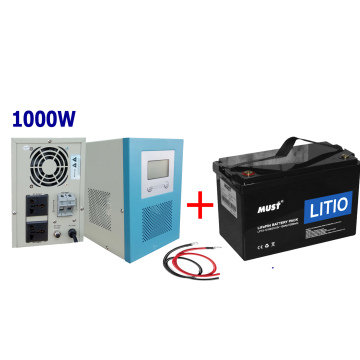 Kit Respaldo Eléctrico BP-1000W - 1280Wh LITIO