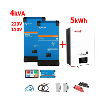 Respaldo Eléctrico Victron Energy 4kva + Batería Litio 5kwh